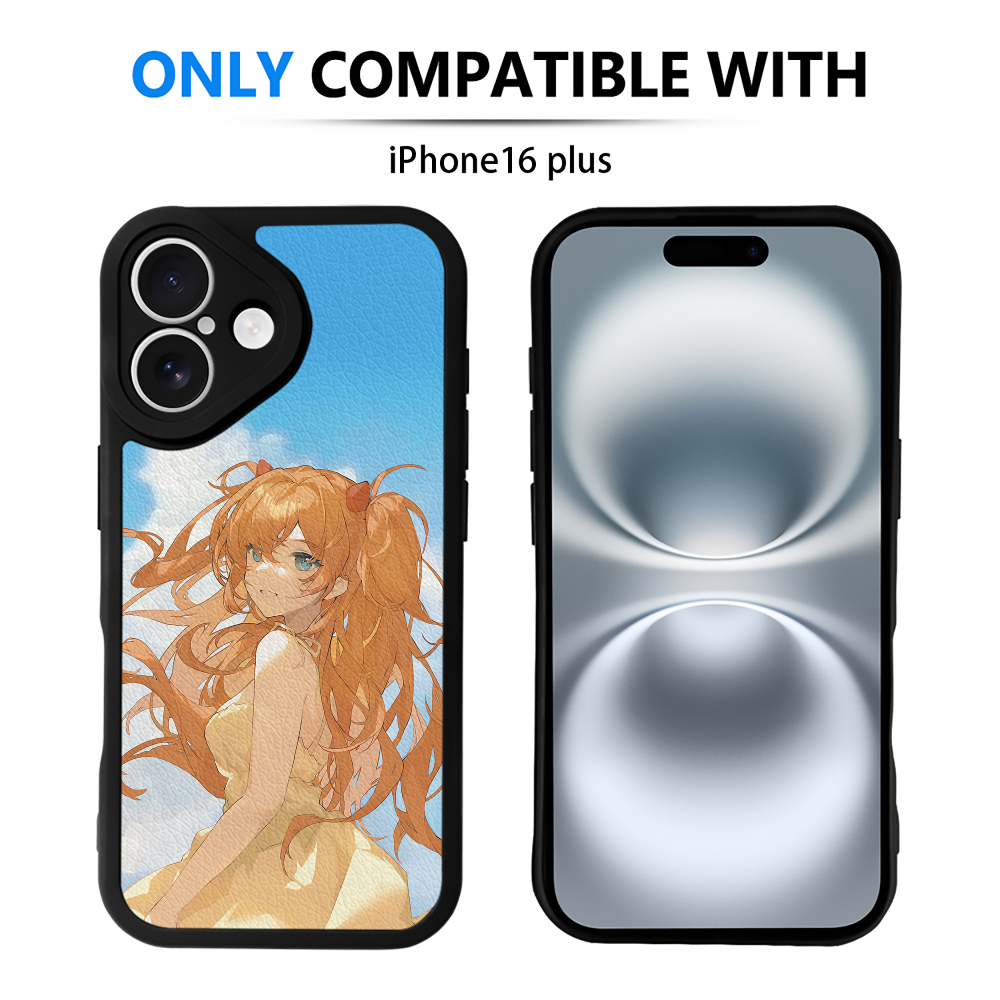 （画像用） EVA 新世紀エヴァンゲリオン 【iPhone 16シリーズ対応】シリコンスマホケース（レザー調） 材質：シリコン